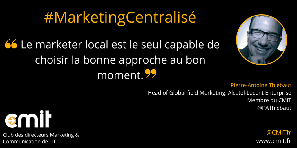 Citation Marketing Centralisé CMIT Pierre-Antoine Thiebaut